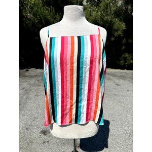 International Concepts Cami Top Women Extra Large Multicolor Stripe Sleeveless
